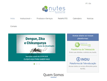 Tablet Screenshot of nutes.ufpe.br